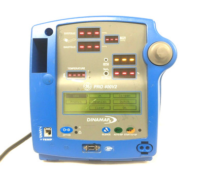 GE Dinamap PRO 400V2 | Vital Signs Monitor w/ Temp, Printer / Works