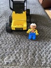 Vintage Lego Duplo 2808 Big Wheel Tipper Truck And Figure Construction — photo 5