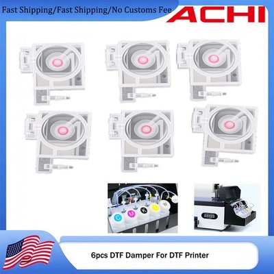 6pcs R1390/L1800/L800 Ink Dampers Ink Bags Ink Sac For Epson A3 DTF Printers