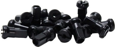 Dubya Spoke Nipples - Black Motorcycle ATV/UTV Street Bike Dirt Bike 98-612B