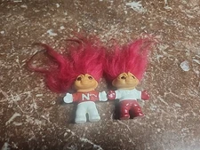 Thomas Dam Trolls 3 in MASCOT CHEERLEADER MOLDED BODY VTG  1960s Set Of 2