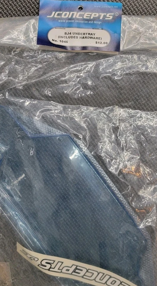 New Jconcepts BJ4 Under Tray Chassis Protector Lexan 4wd Buggy RARE Part 1046 RC - Image 2 of 3