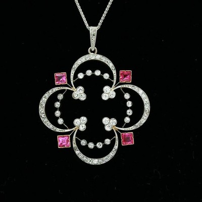 2ct Round LabCreated Diamond Women's Pendant 14k White Gold Plated