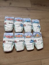 Vintage 2001 Pampers Cruisers Size 3 Diapers Sesame Street Lot 8 Elmo Big Bird
