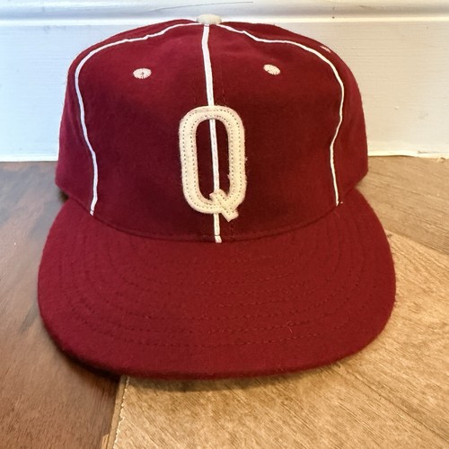 Ebbets Quebec Athletics Baseball Cap 1941 Vintage Authentic Hat 7 1/8 USA Rare