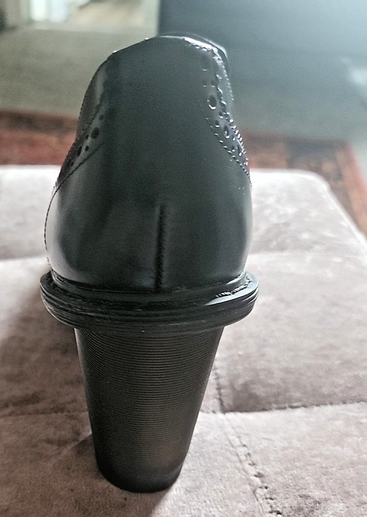 Dr Martens Jessyca Black Leather Heeled Brogues UK4 - Worn Once image 10
