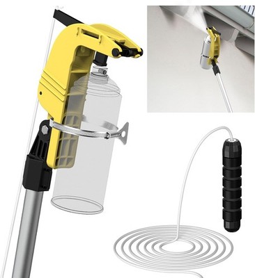 Spray Can Extension Pole Adaptor, Sprayer Adaptor for Aerosol Can and Powder Dus