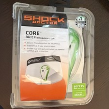 Shock Doctor Core Brief Bioflex Cup Boys Sz XS Waist 20-22 Cup XS NEW