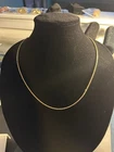 Vintage Japan Gold Tone Chain Necklace 23.5” Retro Costume Jewelry