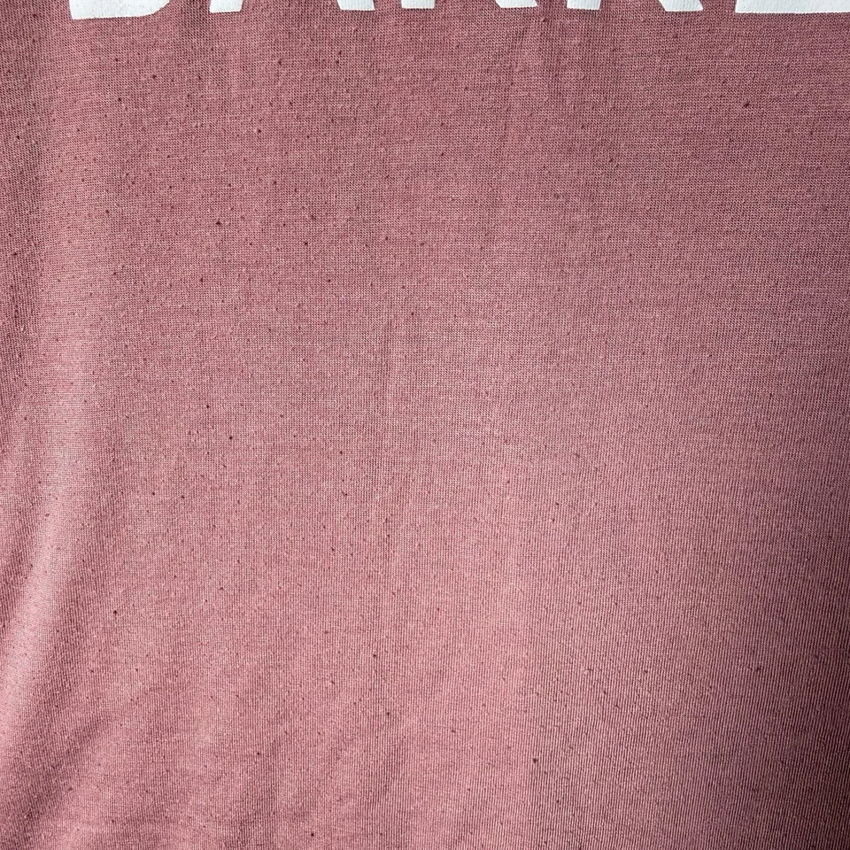 Pure Barre High Neck Graphic Print Tank Top Pink Spaghetti Straps Size Large - Image 4 of 4