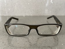 Gucci GG 1444 988 Brown Rectangular Eyeglasses Frames ONLY 130 Full Rim Italy