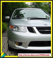 Saab 92x Yellow Fog Light Overlays 9-2x Rally Jdm Edm Tint Vinyl Film Precut Kit