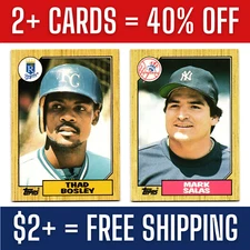 1987 MLB Topps Traded Baseball Cards / You Pick / EX-MT