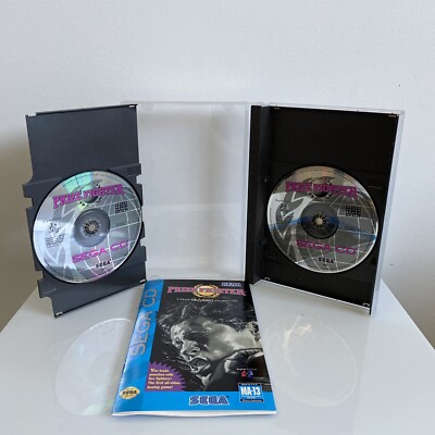 Prize Fighter (Sega CD, 1993) 2 Game Discs w/ Case & Manual - Nice condition