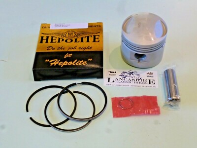 BSA B25 C25 B25SS B25T TR25 HEPOLITE KOLBENSATZ +020 BOHRUNG 16945 RINGE & STIFT