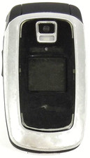 Samsung SCH-A870 - Silver and Black  Verizon  Rare Cellular Flip Phone