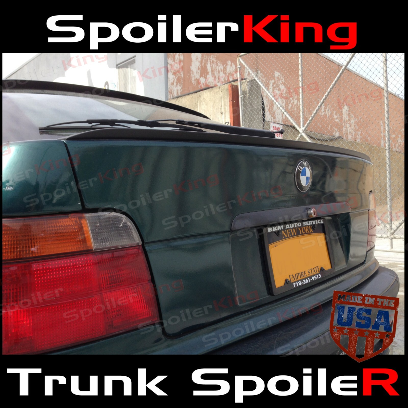 Fits: BMW e36/5 318ti 3 series 3dr 1992-00 Hatchback Rear Lip Trunk ...