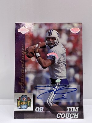 1999 Collector's Edge Advantage - Rookie Blue Ink Autographs #159 Tim Couch (AU,