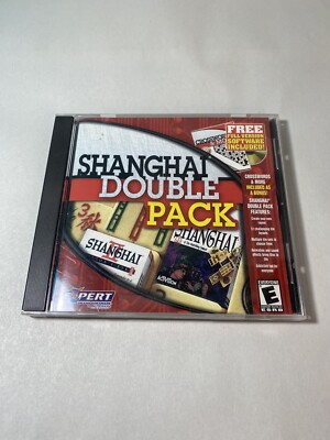 Shanghai Double Pack 2001 PC Computer Game 12 Tile Layouts Crosswords & More Sal