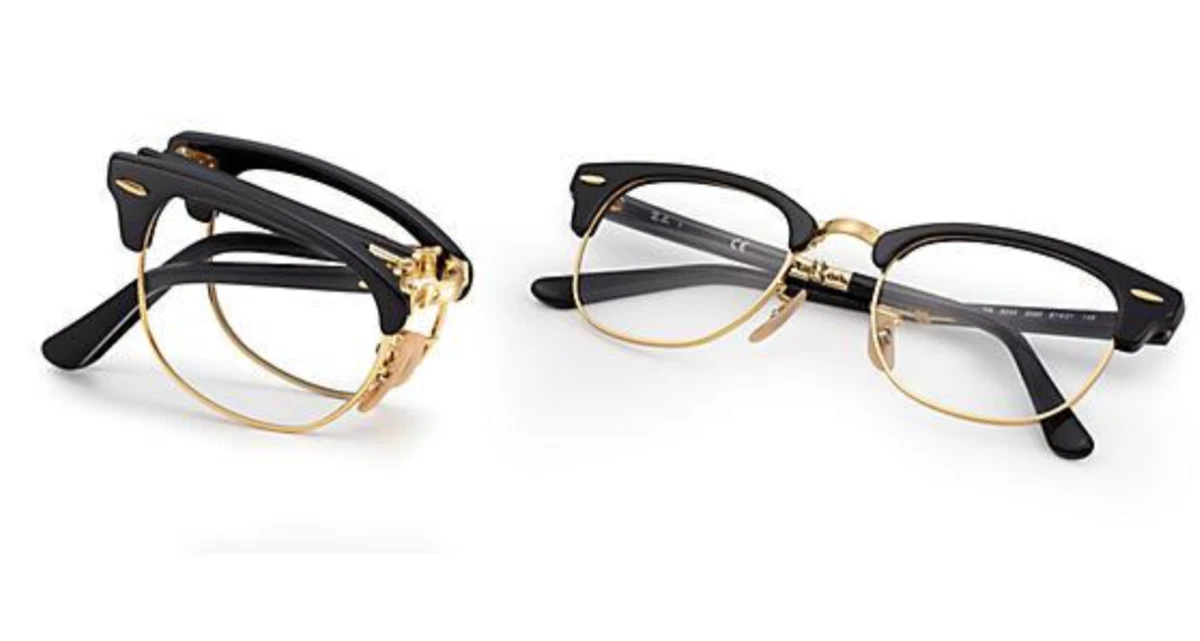 Ray ban glasses gold frame 2025