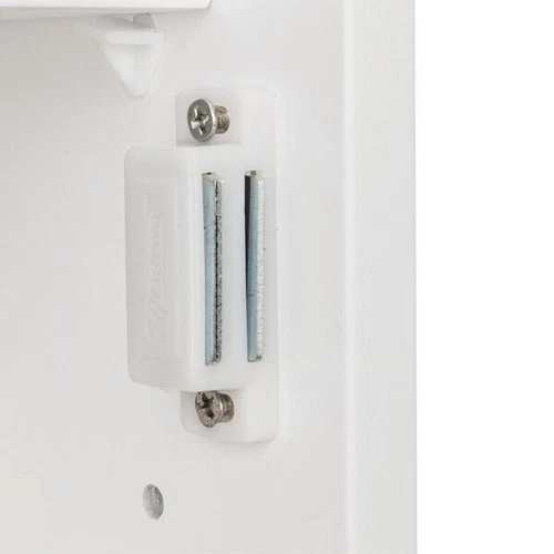 Single Door Mirror Indoor Bathroom Wall Mounted Cabinet Shelf White High Quality - Picture 7 of 11