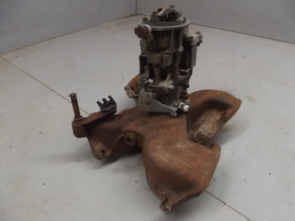 Camión GMC V6 colector de admisión 305 351 401 1959 1960 1963 1966 1967 1964 Foto 4 de 4