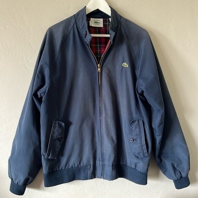Vintage Men's Navy Izod Lacoste zip up Jacket