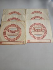 45 RPM 7" RECORD SLEEVES CO. SLEEVE 6 PACK SEE PHOTOS - Warner Bros SLV28