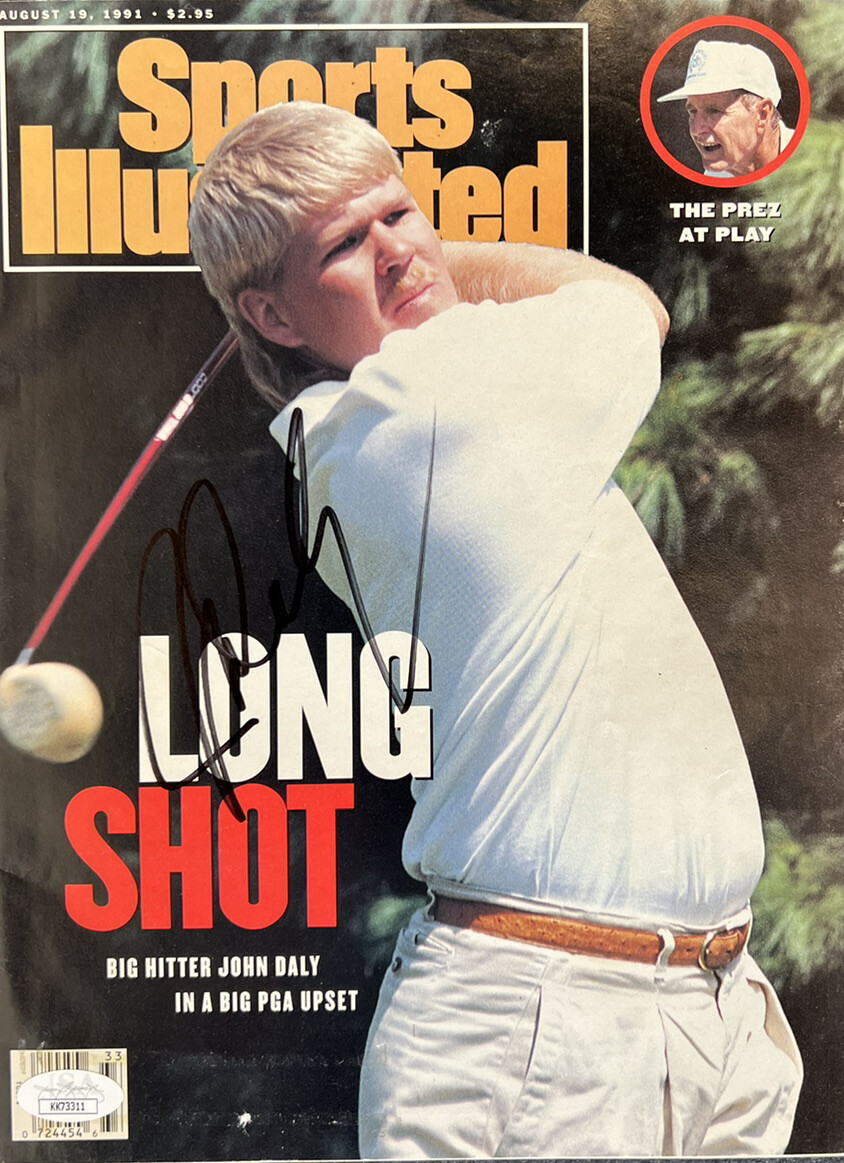 John Daly Autographed Signed (August 19th 1991) Sports Illustrated Magazine JSA 