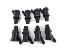 Genuine 8pcs Mercedes 380SE 380SLC 420SEL 500SEC SEL SEC SL Fuel Injector Holder