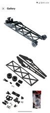 DragRace Concepts Launch Assist 10" Wheelie Bar w/Big Wheels Black Mid Motor