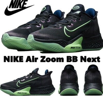 $180 NIKE AIR ZOOM BB NXT Black/Lime Big Kid Women's Basketball Shoes CK5707-001