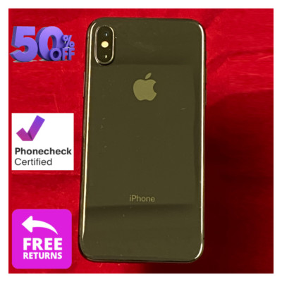 Apple iPhone X 64GB/256GB Space Gray/Silver Unlocked Verizon AT&T