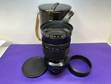 Pentacon 300mm f4 Lens for Pentax 645 with caps and hard leather case