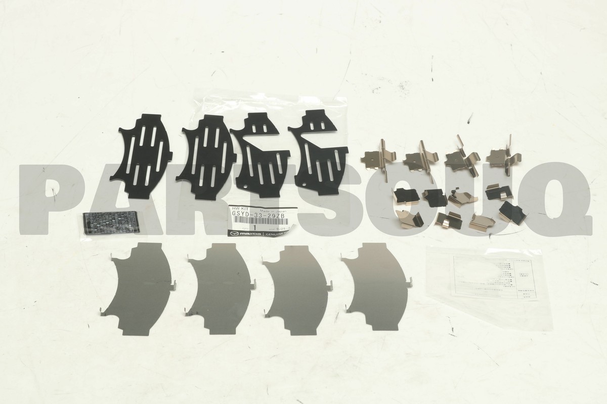 GSYD3329ZB Genuine Mazda ATTACHMENT,PAD-FRONT GSYD-33-29ZB | eBay