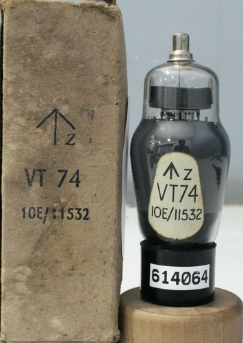 KTZ63 VT74 6J7 GEC=Western Electric 348A Made in England AVO 160 Tested - Picture 2 of 7