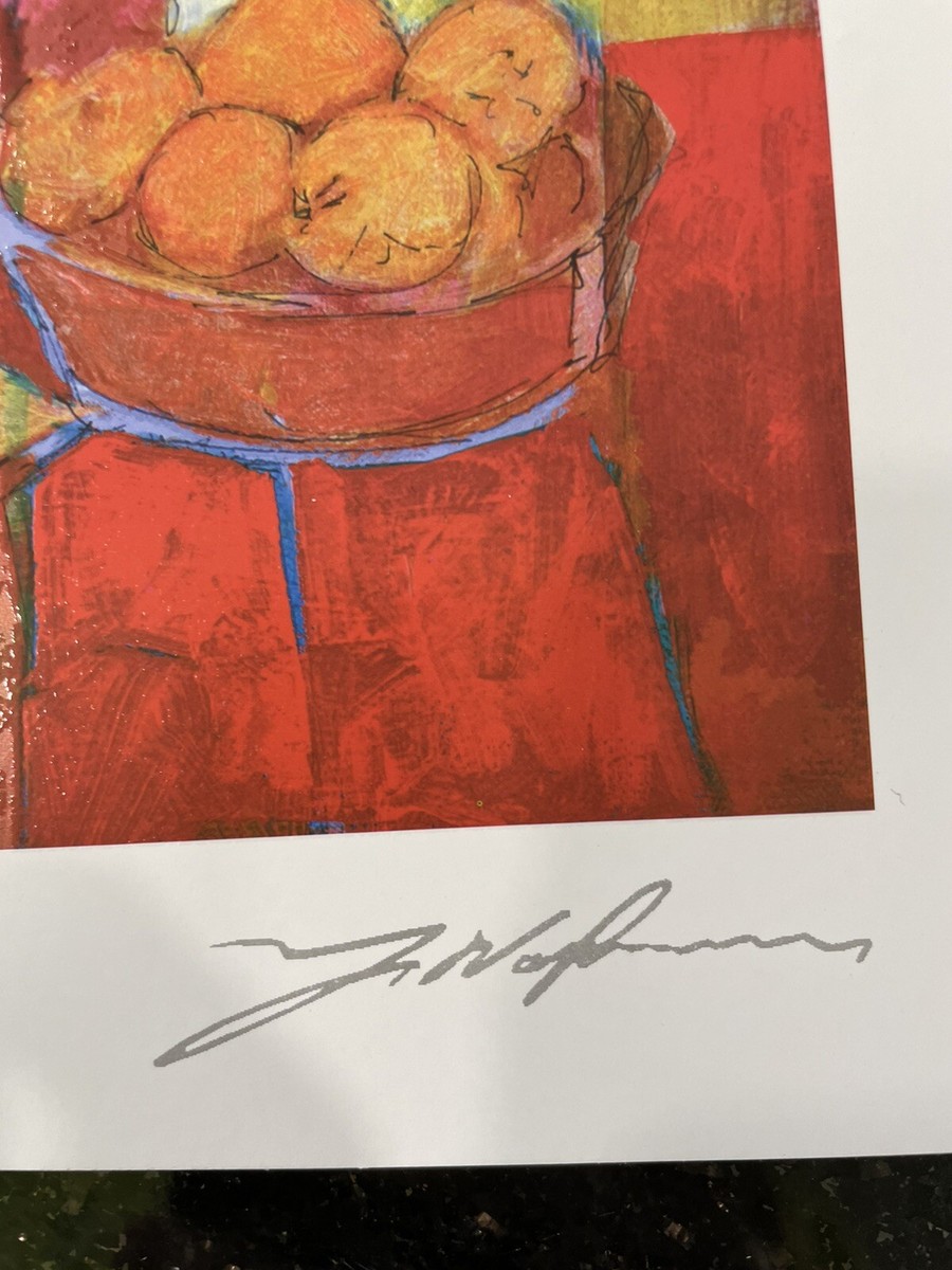 Yuval Wolfson BREAKFAST TABLE 7x7” Seriolithograph signed Park