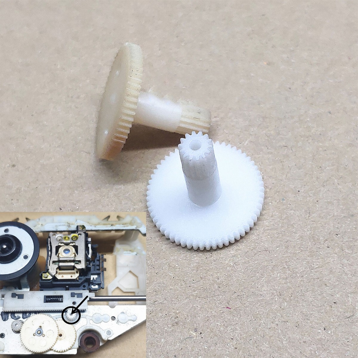 CD Player Inverted Gear for Pioneer CMK-54XT CMKS-81X PNP1245-F