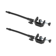 2x CAMVATE Flexible Metal Gooseneck Arm w/Clamp Mount Base fr Camera Light/Phone