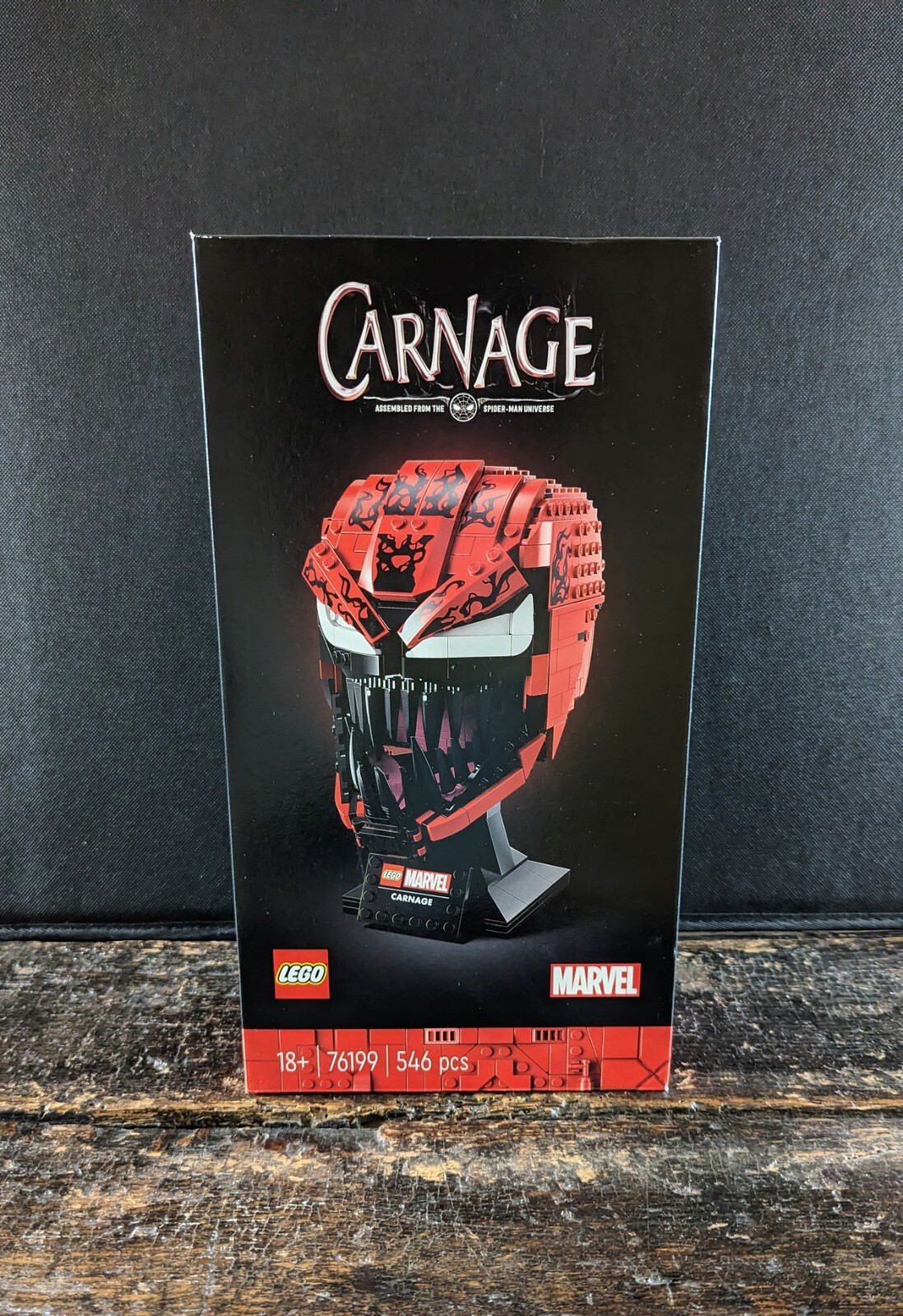 LEGO Marvel Super Heroes Carnage Head Bust Set (76199) RETIRED