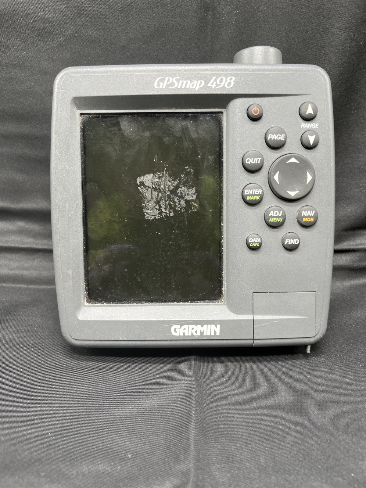 GARMIN GPSMAP 498 COLOR CHART PLOTTER FISHFINDER GPS UNIT ONLY UNTESTED