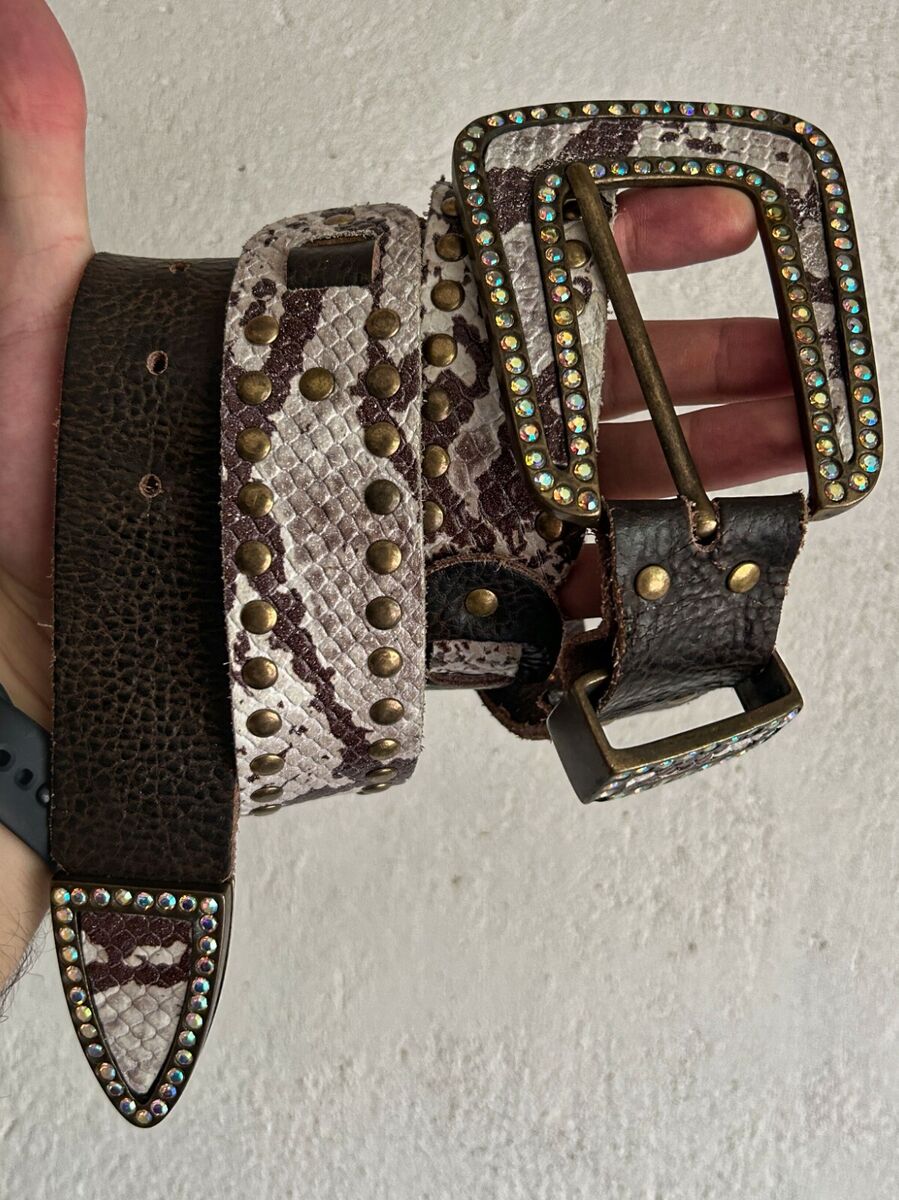 Vintage Streetwear Archival Japanese Style Leather Belt 90s Vintage Streetwear Archival Japanese Style Leather Belt 90s