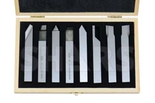 Shars 1/2" Shank 8 PCS Solid HSS Turning Grooving Threading Tool Bit Set New #{
