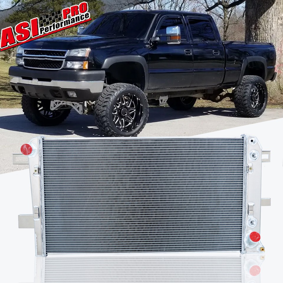 3-Row Radiator Fits 2001-2005 Chevy Silverado HD 6.6L Duramax LB7 2500 ...