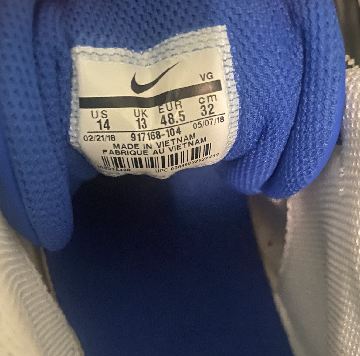 Nike Vapor Untouchable Shark 3 Football Cleats 917168-101  display picture 3