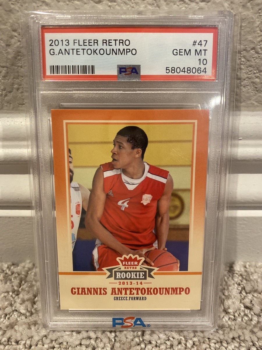 2013 fleer retro 47 giannis antetokounmpo psa 10 | eBay