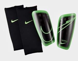 NIKE Mercurial Lite Black Soccer Shin Guards Youth Adult S 4'7-11\