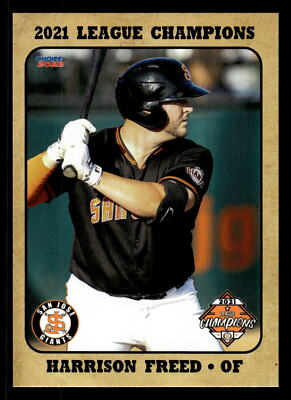 Harrison Freed 2022 Choice San Jose Giants 2021 Champions SGA #11