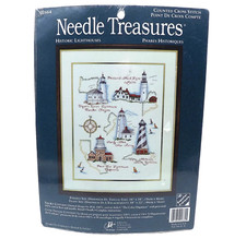 Needle Treasures Lighthouses Cross Stitch Kit...
