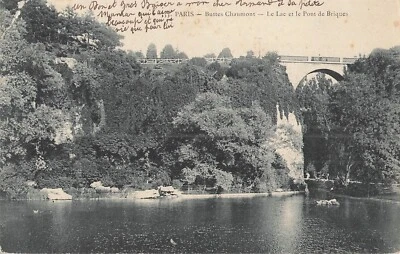 75 PARIS BUTTES CHAUMONT LAC ET PONT DE BRIQUES - Photo 1/2